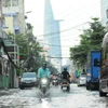 Ngập nặng tại Thành phố Hồ Chí Minh. (Ảnh: Trần Xuân Tình/TTXVN)