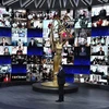Lễ trao giải truyền hình Emmy lần thứ 72 được tổ chức trực tuyến tại trung tâm Staples ở Los Angeles, Mỹ, ngày 20/9/2020. (Ảnh: AFP/ TTXVN)