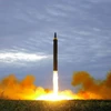 Hình ảnh vụ phóng tên lửa của Triều Tiên. (Nguồn: Reuters)