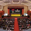 Quang cảnh ngày làm việc thứ hai Đại hội Đại hội đại biểu Đảng bộ Thành phố Hồ Chí Minh lần thứ XI, nhiệm kỳ 2020-2025. (Ảnh: Thanh Vũ/TTXVN)