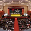 Quang cảnh Đại hội Đại hội đại biểu Đảng bộ Thành phố Hồ Chí Minh lần thứ XI, nhiệm kỳ 2020-2025. (Ảnh: Thanh Vũ/TTXVN)