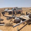 Một chiếc UAV TB-2 của Azerbaijan bị bắn hạ. (Nguồn: Sina)