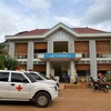 Trạm Y tế xã Chiềng Cọ, nơi điều trị cho các học sinh nghi ngộ độc thực phẩm. (Ảnh: TTXVN phát)
