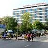 Bệnh viện Đa khoa tỉnh Thái Bình. (Ảnh: Thế Duyệt/TTXVN)