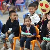 Quỹ Bảo trợ Trẻ em Việt Nam và Vinamilk tổ chức chương trình trao tặng sữa từ chương trình Quỹ sữa Vươn cao Việt Nam cho trẻ em có hoàn cảnh khó khăn tỉnh Yên Bái. (Nguồn: TTXVN)