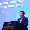 Phó Thủ tướng, Bộ trưởng Bộ Ngoại giao Phạm Bình Minh phát biểu kết luận hội nghị. (Ảnh: Lâm Khánh/TTXVN)