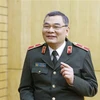 Thiếu tướng Tô Ân Xô, Chánh Văn phòng Bộ Công an trả lời phỏng vấn phóng viên Thông tấn xã Việt Nam. (Ảnh: Doãn Tấn/TTXVN)