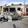 Hiện trường một vụ đánh bom tại Mogadishu, Somalia, ngày 8/1/2020. (Ảnh: AFP/TTXVN)