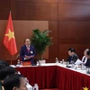 Thủ tướng Nguyễn Xuân Phúc chủ trì phiên họp Thường trực Chính phủ với Ban Chỉ đạo quốc gia phòng chống dịch COVID-19 chiều 29/1. (Ảnh: Thống Nhất/TTXVN)