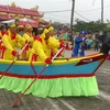 Lễ hội cầu ngư của người dân vùng biển Cảnh Dương (Quảng Bình). (Ảnh: Đức Thọ/TTXVN)