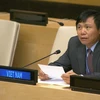 Đại sứ Đặng Đình Quý, Trưởng Phái đoàn Việt Nam tại Liên hợp quốc. (Nguồn: TTXVN)