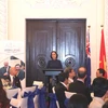 Tổng Lãnh sự Australia tại Thành phố Hồ Chí Minh Julianne Cowley phát biểu tại buổi lễ. (Ảnh: Xuân Khu/TTXVN)