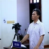 Bị cáo Quách Duy bị tuyên phạt 4 năm 6 tháng tù. (Ảnh: Thành Chung/TTXVN)
