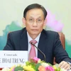 Ông Lê Hoài Trung, Ủy viên Trung ương Đảng, Trưởng Ban Đối ngoại Trung ương chủ trì Hội nghị. (Ảnh: Phương Hoa/TTXVN)