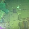  Mảnh vỡ tàu ngầm bị chìm KRI Nanggala-402 được tìm thấy dưới độ sâu 838m ở vùng biển ngoài khơi đảo Bali, Indonesia, ngày 25/4/2021. (Ảnh: THX/TTXVN)