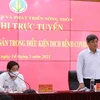 Thứ trưởng Bộ Nông nghiệp và Phát triển nông thôn Trần Thành Nam phát biểu tại hội nghị. (Ảnh: Vũ Sinh/TTXVN)