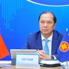 Thứ trưởng Bộ Ngoại giao Nguyễn Quốc Dũng dự Tham vấn Quan chức cấp cao ASEAN - Trung Quốc lần thứ 27. (Ảnh: Minh Đức/TTXVN)