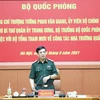Thượng tướng Phan Văn Giang phát biểu tại buổi làm việc. (Nguồn: Bộ Quốc phòng)