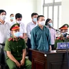 Các bị cáo tại phiên tòa. (Ảnh: Nguyễn Thanh/TTXVN)