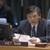 Đại sứ Đặng Đình Quý - Trưởng Phái đoàn đại diện thường trực Việt Nam tại Liên hợp quốc. (Ảnh: Hữu Thanh/TTXVN)