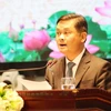 Bí thư Tỉnh ủy, Chủ tịch Hội đồng Nhân dân tỉnh Nghệ An Thái Thanh Quý. (Ảnh: Nguyễn Oanh/Vietnam+)