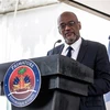 Thủ tướng Haiti Ariel Henry phát biểu tại lễ nhậm chức ở Port-au-Prince, ngày 20/7/2021. (Ảnh: AFP/TTXVN)