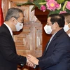 Thủ tướng Chính phủ Phạm Minh Chính và Đại sứ Nhật Bản tại Việt Nam Yamada Takio. (Nguồn: Baochinhphu.vn)