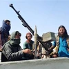 Lực lượng Taliban tại thủ phủ Mehtarlam, tỉnh Laghman, Afghanistan ngày 15/8/2021. (Ảnh: THX/TTXVN)