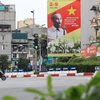 Đường phố Hà Nội trong ngày Quốc khánh. (Nguồn: TTXVN)