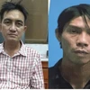 Hai đối tượng Trần Thế Thanh (trái) và Lê Phước Đại bị khởi tố về hành vi 'Buôn bán hàng cấm.' (Ảnh: TTXVN phát)