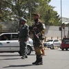  Lực lượng Taliban gác trên một đường phố ở Kabul, Afghanistan, ngày 8/9/2021. (Ảnh: THX/TTXVN)