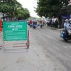 Mô hình 'Cảng xanh' an toàn, không có dịch được thiết lập tại cảng cá Mỹ Tân (xã Thanh Hải, huyện Ninh Hải). (Ảnh: Nguyễn Thành/TTXVN)