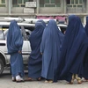 Phụ nữ Afghanistan trên đường phố thủ đô Kabul, Afghanistan. (Ảnh: AFP/TTXVN)
