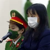 Bị cáo Phạm Thị Đoan Trang lĩnh án 9 năm tù về tội 'tuyên truyền chống Nhà nước Cộng hòa xã hội chủ nghĩa Việt Nam.' (Ảnh: Phạm Kiên/TTXVN)