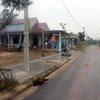 Đường bêtông tại khu tái định cư ở xã Phong Xuân, huyện Phong Điền, tỉnh Thừa Thiên-Huế. (Ảnh: Đỗ Trưởng/TTXVN)