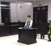 Bị cáo Lê Trọng Hùng tại phiên tòa. (Ảnh: Kim Anh/TTXVN)