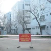 Bốn toàn nhà Ký túc xá phía Tây (đường Hà Văn Tính, quận Liên Chiểu) được thiết lập làm Bệnh viện Dã chiến số 2. (Ảnh: Văn Dũng/TTXVN)