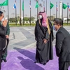 Thái tử Saudi Arabia Mohammed bin Salman và Thủ tướng Thái Lan Prayut Chan-o-cha tại Riyadh. (Nguồn: Twitter/KSAMOFA)