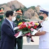 Thủ tướng Phạm Minh Chính đến thăm Lữ đoàn Tàu ngầm 189. (Ảnh: Dương Giang/TTXVN)