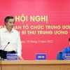 Đại diện lãnh đạo Ban Tổ chức Trung ương làm việc với Ban Bí thư Trung ương Đoàn Thanh niên Cộng sản Hồ Chí Minh. (Nguồn: Doanthanhnien.vn)