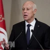 Tổng thống Tunisia Kais Saied . (Ảnh: AFP/TTXVN)