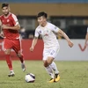 Quang Hải chơi trận cuối cho Hà Nội FC tại V-League ngày 4/4. (Ảnh: Minh Quyết/TTXVN)
