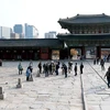Cung điện Gyungbok (Cung Cảnh Phúc) ở Hàn Quốc. (Ảnh: Anh Nguyên/TTXVN)
