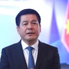 Bộ trưởng Công Thương Nguyễn Hồng Diên trả lời phỏng vấn của phóng viên TTXVN. (Ảnh: Hữu Kiên/TTXVN)
