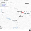 một đám cháy đã được ghi nhận tại một kho dự trữ dầu ở thành phố Belgorod của Nga, cách biên giới Ukraine khoảng 40km.
