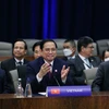 Thủ tướng Chính phủ Phạm Minh Chính dự Hội nghị cấp cao đặc biệt ASEAN-Hoa Kỳ. (Ảnh: Dương Giang/TTXVN)