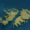 Quần đảo tranh chấp nằm ở Nam Đại Tây Dương mà Buenos Aires gọi là Malvinas và London gọi là Falklands. (Nguồn: AFP)