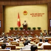 Thống đốc Ngân hàng Nhà nước Việt Nam Nguyễn Thị Hồng trả lời chất vấn về lĩnh vực ngân hàng, tiền tệ. (Ảnh: TTXVN)