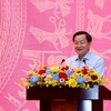Phó Thủ tướng Chính phủ Lê Minh Khái phát biểu. (Ảnh: Phạm Hậu/TTXVN)