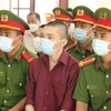Ngoài bị cáo Lê Tùng Vân, các bị cáo bị truy tố đều có mặt tại phiên tòa. (Ảnh: Bùi Giang/TTXVN)